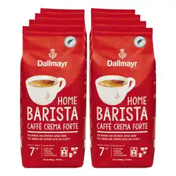 Netto Marken-Discount Dallmayr Home Barista Crema Forte ganze Bohnen 1 kg, 8er Pack Angebot
