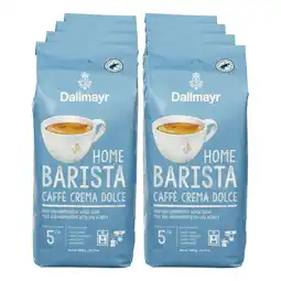 Netto Marken-Discount Dallmayr Home Barista Crema Dolce ganze Bohnen 1 kg, 8er Pack Angebot