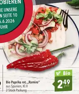 CITTI Markt Bio Paprika rot ,,Ramiro" Angebot
