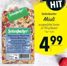 CITTI Markt Seitenbacher Müsli Angebot