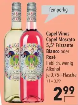 CITTI Markt Capel Vinos Capel Moscato 5,5° Frizzante Blanco oder Rosé Angebot