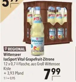 CITTI Markt Wittenseer IsoSport Vital Grapefruit-Zitrone Angebot