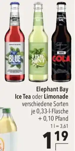 CITTI Markt Elephant Bay Ice Tea oder Limonade Angebot