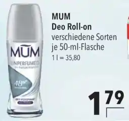 CITTI Markt MUM Deo Roll-on Angebot