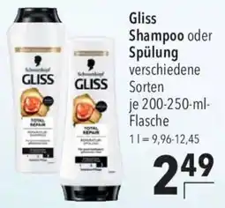 CITTI Markt Gliss Shampoo oder Spülung Angebot