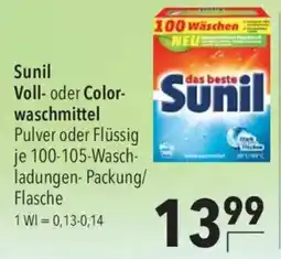 CITTI Markt Sunil Voll- oder Colorwaschmittel Angebot