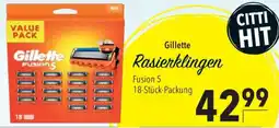 CITTI Markt Gillette Rasierklingen Angebot