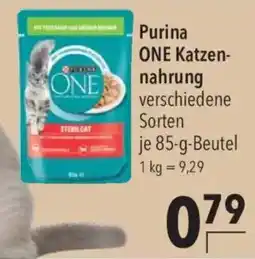 CITTI Markt Purina ONE Katzennahrung Angebot