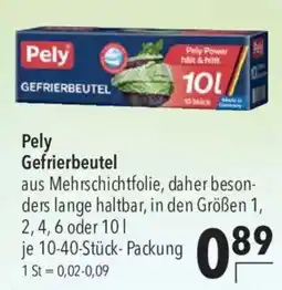 CITTI Markt Pely Gefrierbeutel Angebot