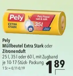 CITTI Markt Pely Müllbeutel Extra Stark oder Zitronenduft Angebot