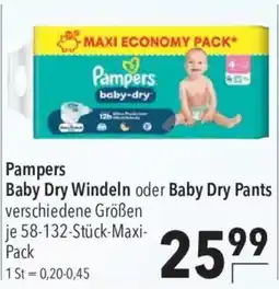 CITTI Markt Pampers Baby Dry Windeln oder Baby Dry Pants Angebot