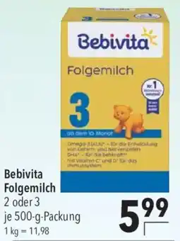 CITTI Markt Bebivita Folgemilch 2 oder 3 Angebot