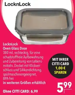 CITTI Markt LocknLock Oven Glass Dose Angebot