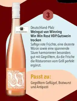 CITTI Markt Weingut von Winning Win Win Rosé VDP.Gutswein trocken Angebot