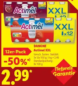 Lidl DANONE Actimel XXL Angebot