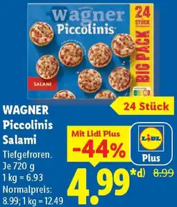 Lidl WAGNER Piccolinis Salami Angebot