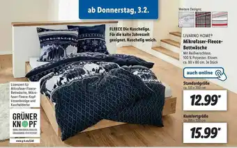 Lidl Mikrofaser Fleece Bettwäsche Angebot