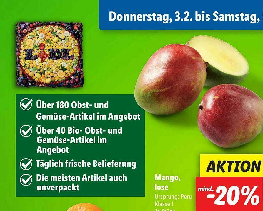 Mango Lose Angebot bei Lidl