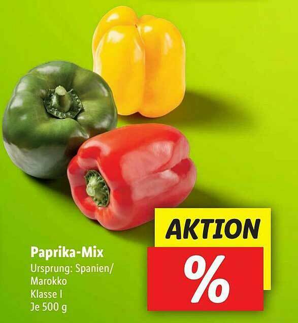 Lidl Paprika Mix Angebot