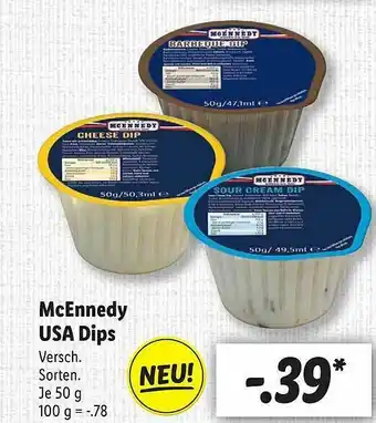 Lidl Mcennedy Usa Dips Angebot