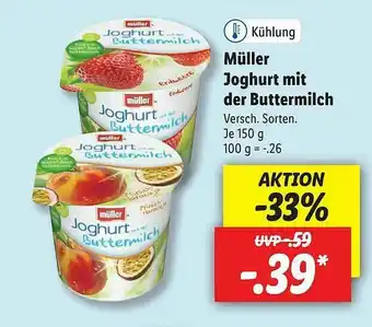 Lidl Müller Joghurt Mit Der Buttermilch Angebot