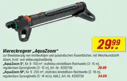 toom Baumarkt Viereckregner ,,AquaZoom" Angebot