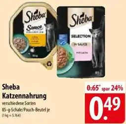 Famila Nord Ost Sheba Katzennahrung Angebot