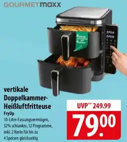 Famila Nord Ost GOURMETmaxx vertikale Doppelkammer Heißluftfritteuse Angebot