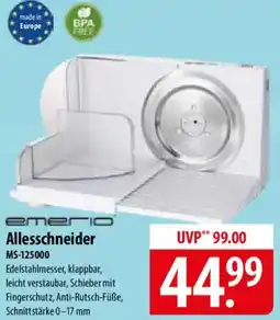 Famila Nord Ost emenio Allesschneider MS-125000 Angebot