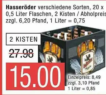 Marktkauf Hasseröder Angebot