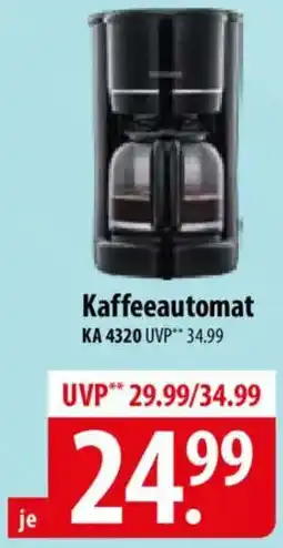 Famila Nord Ost SEVERIN Kaffeeautomat KA 4320 Angebot