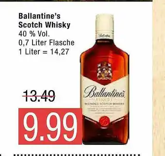 Marktkauf Ballantine's Scotch Whisky Angebot