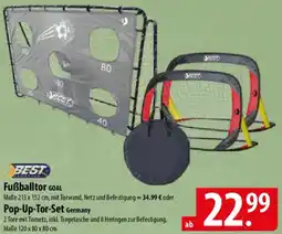 Famila Nord Ost BEST Fußballtor GOAL oder Pop-Up-Tor-Set Germany Angebot