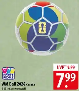 Famila Nord Ost HAPPY PEOPLE WM Ball 2026 Canada Angebot