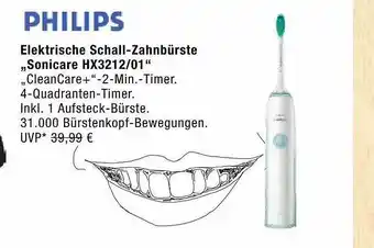 Marktkauf Philips Elektrische Schall-zahnbürste „sonicare Hx3212-01“ Angebot