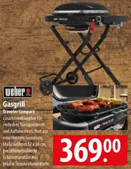 Famila Nord Ost weber Gasgrill Traveler Compact Angebot