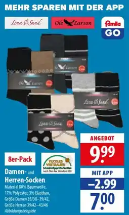 Famila Nord Ost Damen und Herren-Socken Angebot