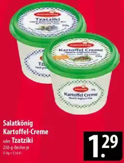Famila Nord Ost Salatkönig Kartoffel-Creme oder Tzatziki Angebot