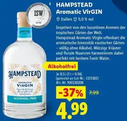 Lidl HAMPSTEAD Aromatic VirGIN Angebot