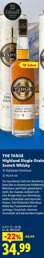 Lidl THE TARGE Highland Single Grain Scotch Whisky Angebot