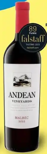 Lidl ANDEAN VINEYARDS 2025 Malbec Angebot