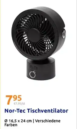 Action Nor-tec tischventilator Angebot