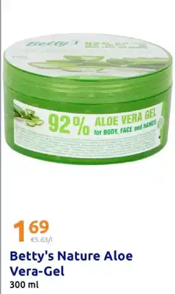 Action Betty's nature aloe vera-gel Angebot