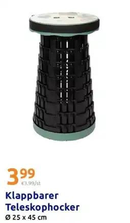 Action Klappbarer teleskophocker Angebot