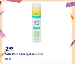 Action Gillette satin care rasiergel sensitive Angebot