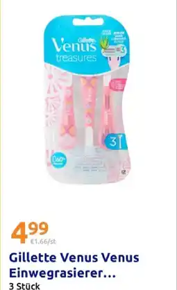 Action Gillette venus treasures einwegrasierer Angebot