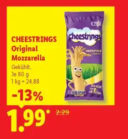 Lidl CHEESTRINGS Original Mozzarella Angebot