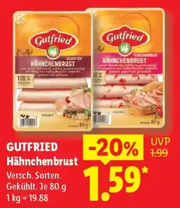 Lidl GUTFRIED Hähnchenbrust Angebot