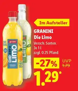 Lidl GRANINI Die Limo Angebot
