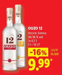 Lidl OUZO 12 Angebot